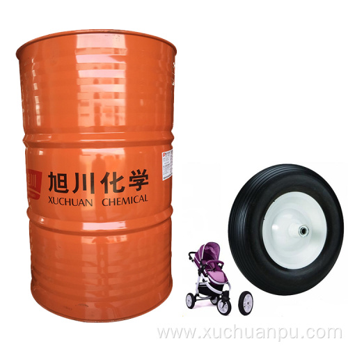 PU resin for making foam tyre